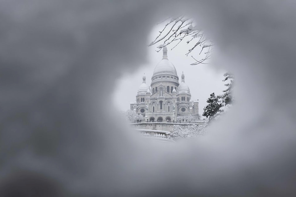 Picture 10 of Magnificent Paris with a record snowfall in three decades