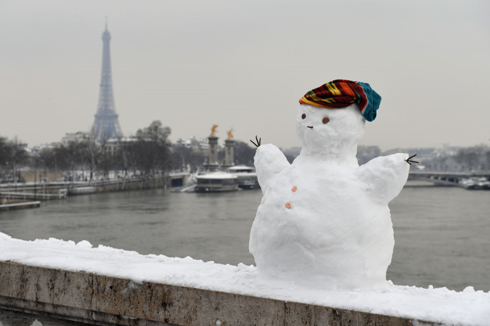 Picture 11 of Magnificent Paris with a record snowfall in three decades