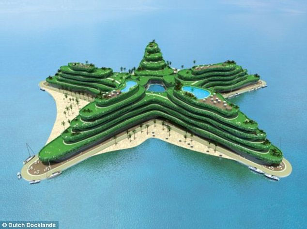 Picture 1 of Maldives is about to build a series of artificial floating islands