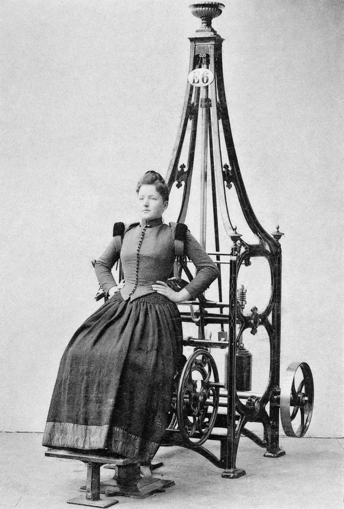 Picture 6 of Man's gym machine 100 years ago