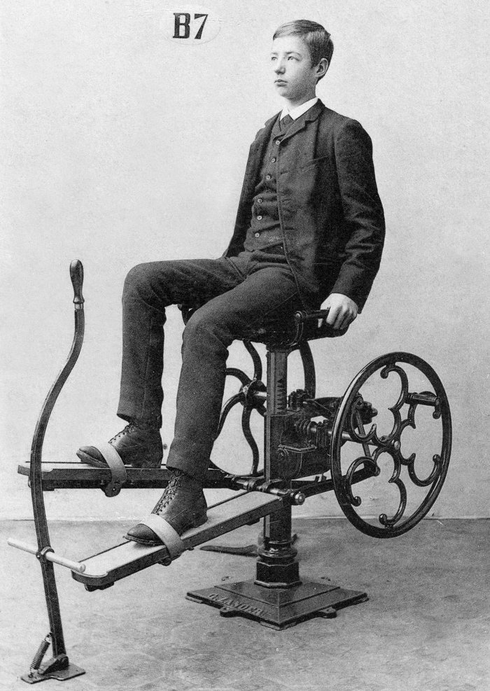 Picture 9 of Man's gym machine 100 years ago