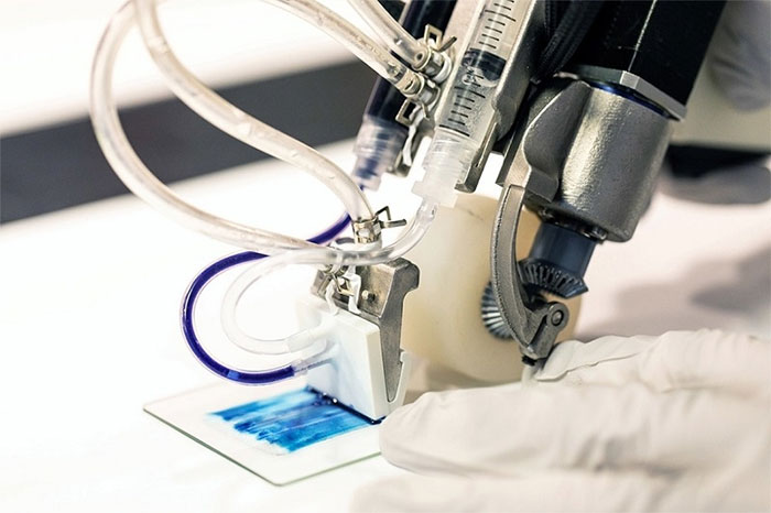 Manufacture of handheld leather printers to handle severe burns images 1