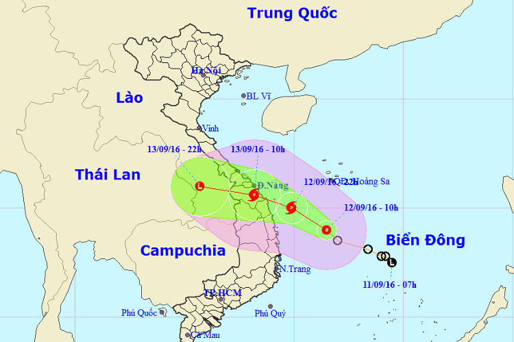 Picture 1 of Many central provinces respond to tropical depressions