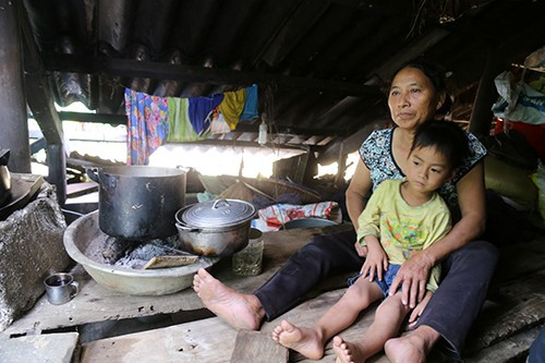 Picture 3 of Many Quang Binh people eat white rice, shrimp noodles live on the roof