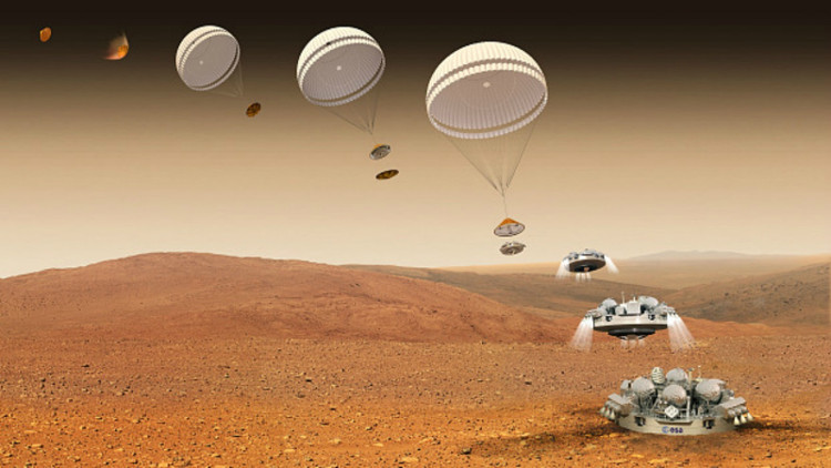 Picture 1 of Mars amphibious robots lost contact with Earth
