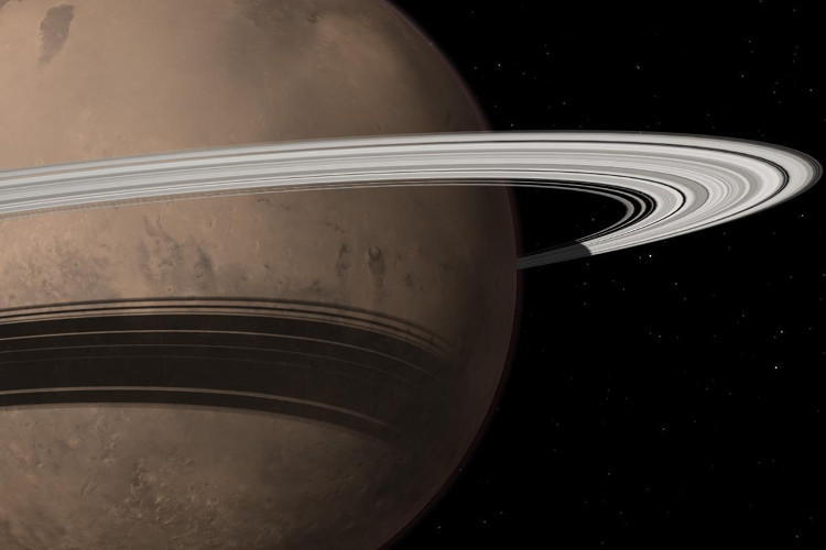Picture 1 of Mars can form belts from the moons