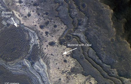 Picture 2 of Mars jewel contains fossils of alien creatures?