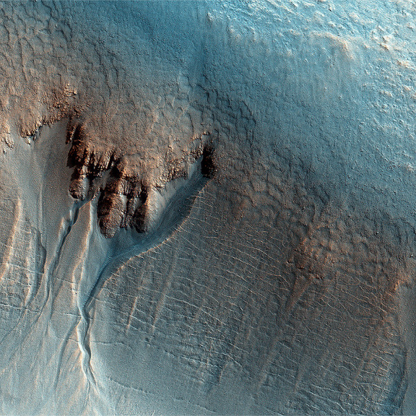 Picture 1 of Mars may have had many lakes filled with water for 10,000 years