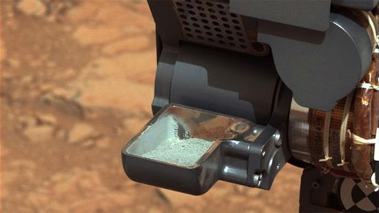 Picture 1 of Mars once existed drinkable water