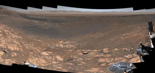 Picture 1 of Mars panorama for the first time appears in extremely high resolution image