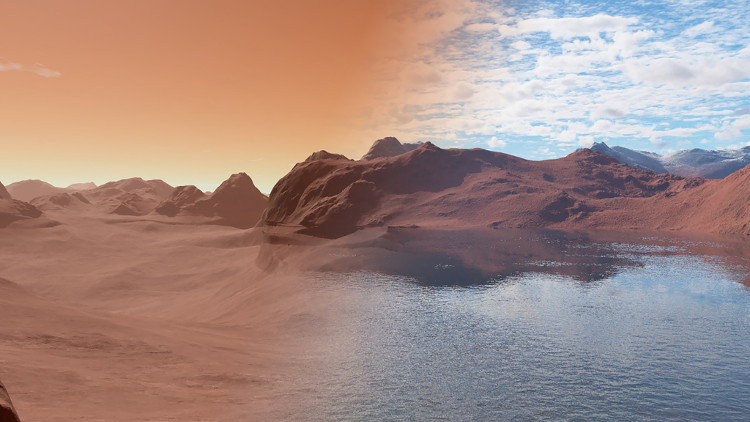 Picture 1 of Mars used to be 'green planet' like Earth