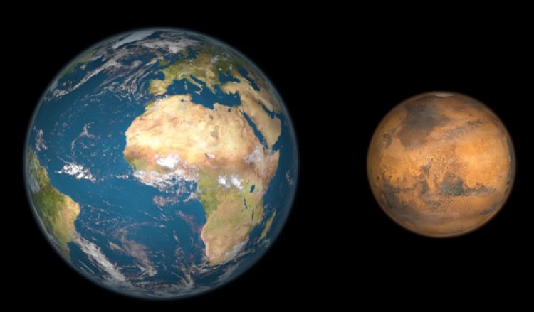 Picture 1 of Mars will approach Earth on May 30