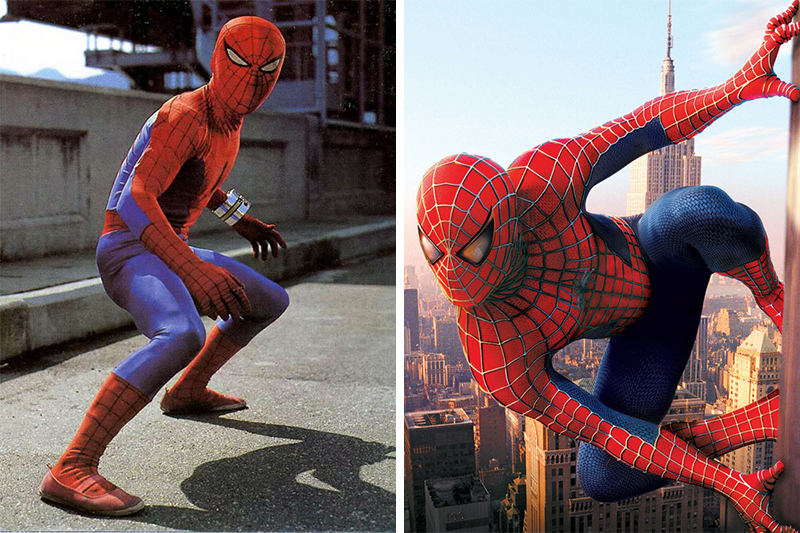 Picture 2 of Marvel at the creation of 14 famous superheroes the day before and now