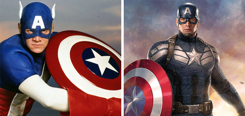 Picture 4 of Marvel at the creation of 14 famous superheroes the day before and now