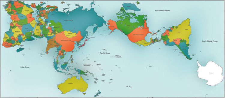 Marvel at the most accurately drawn Earth map