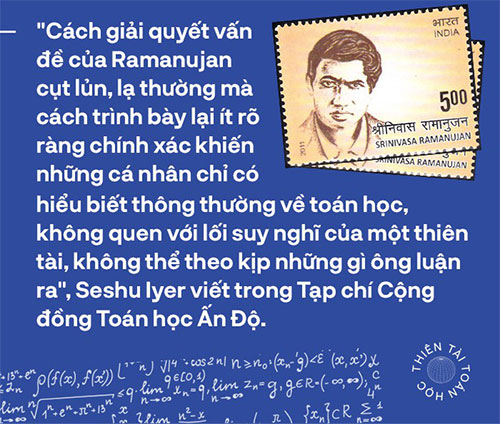 Math genius Srinivasa Ramanujan, the man who knows countless endless numbers images 6