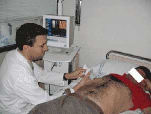 Measure the hardness of the liver images 1