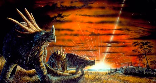 Picture 1 of Meteorites make dinosaurs extinct