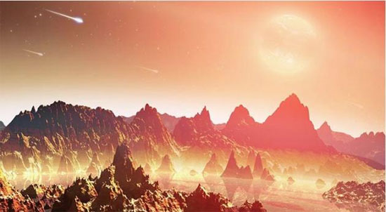 Picture 1 of Meteors bring 'the origin of life' to Earth
