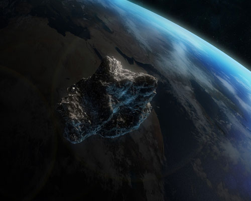 Picture 1 of Meteors fly close to the earth