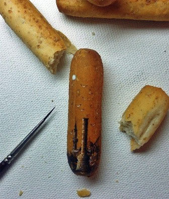 Picture 8 of Micro art masterpieces on food