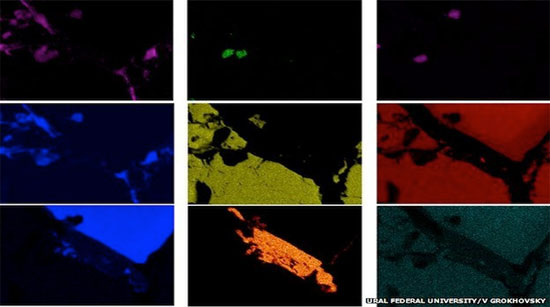 Picture 1 of Micro photos of meteorites reveal a lot of information