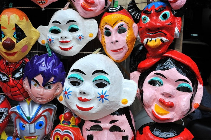 Picture 12 of Mid-autumn festival of 8x, 9x childhood is rustic but beautiful and clear