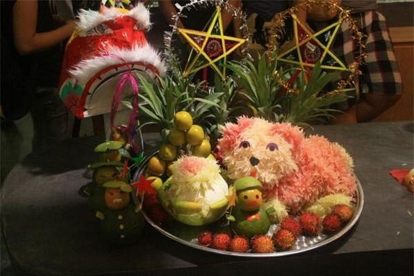 Picture 9 of Mid-autumn festival of 8x, 9x childhood is rustic but beautiful and clear