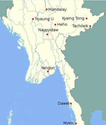Picture 3 of Military aircraft carrying 122 missing people in Myanmar