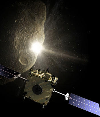 Picture 2 of Mission Don Quijote deflects meteors