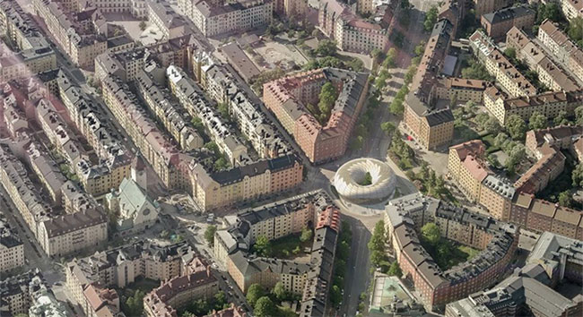 Picture 10 of Modern cities combine gardens and cow farms
