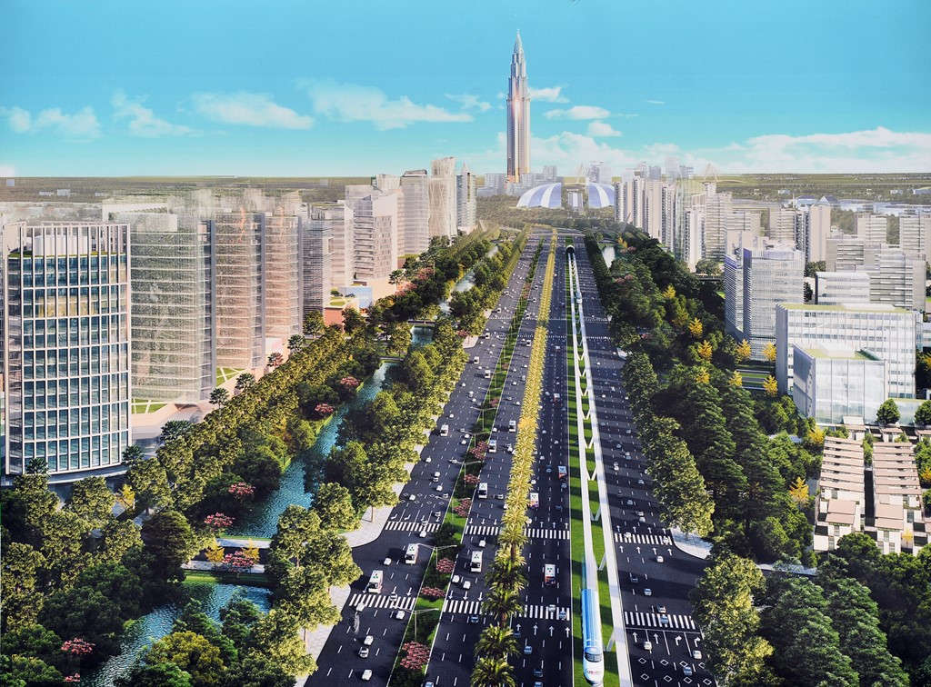 Picture 6 of Modern image at Hanoi gateway in the future