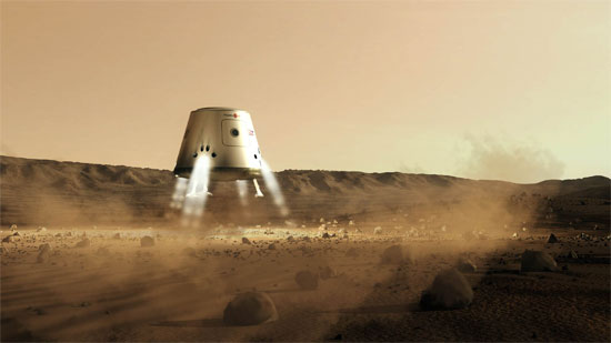 Picture 1 of More than 200,000 people want to settle in Mars
