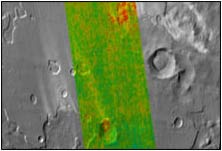 More than half of Mars may have ice images 1