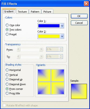 Picture 2 of MS PowerPoint - Lesson 5: Create a manual presentation slide