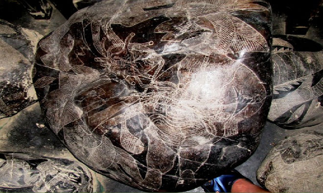 Picture 7 of Mysterious carved black stones in Peru