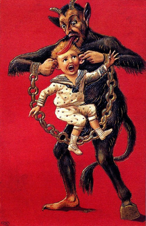 Mysterious Christmas demon Krampus - Cruel version of Santa Claus images 3