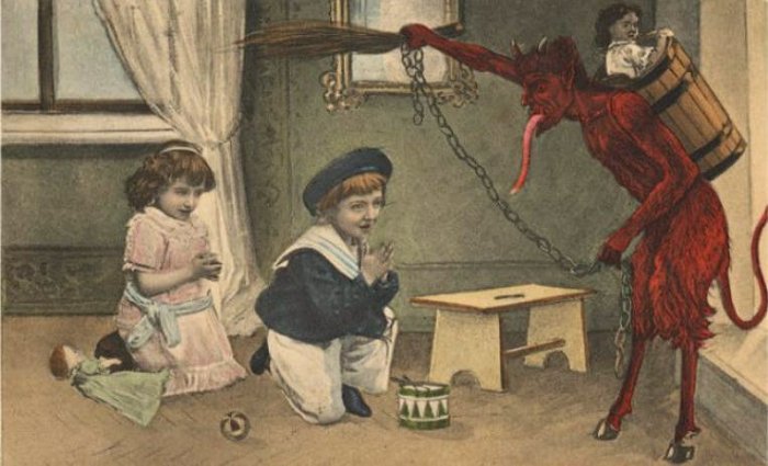 Mysterious Christmas demon Krampus - Cruel version of Santa Claus images 4