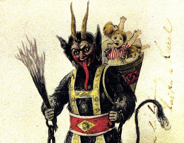 Mysterious Christmas demon Krampus - Cruel version of Santa Claus images 7