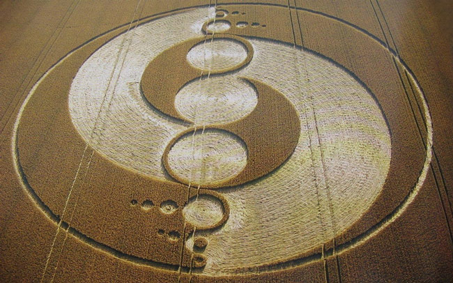 Picture 1 of Mysterious circles in the field
