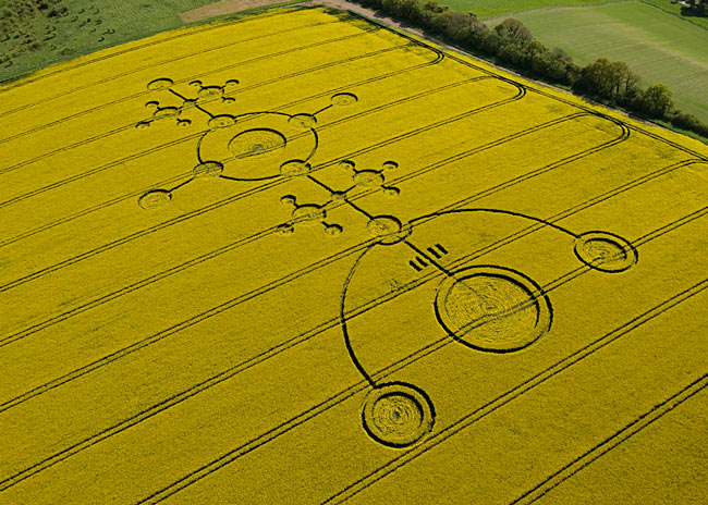 Picture 10 of Mysterious circles in the field