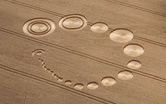 Picture 12 of Mysterious circles in the field