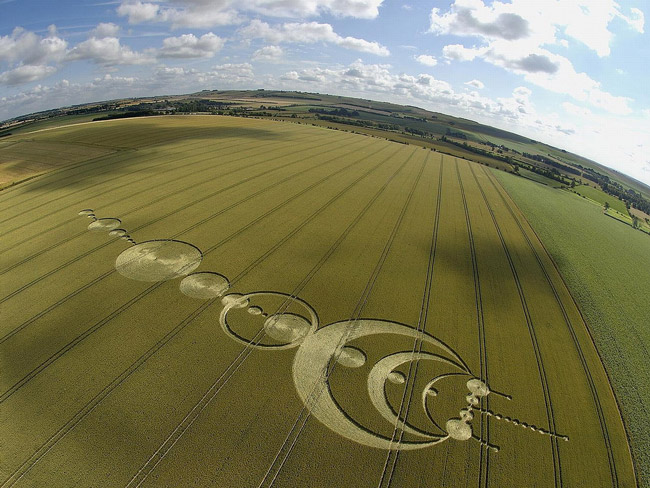 Picture 2 of Mysterious circles in the field