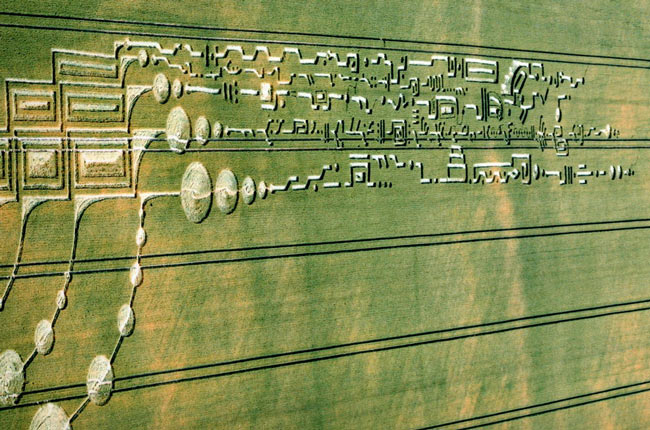 Picture 20 of Mysterious circles in the field