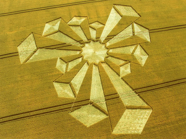 Picture 9 of Mysterious circles in the field