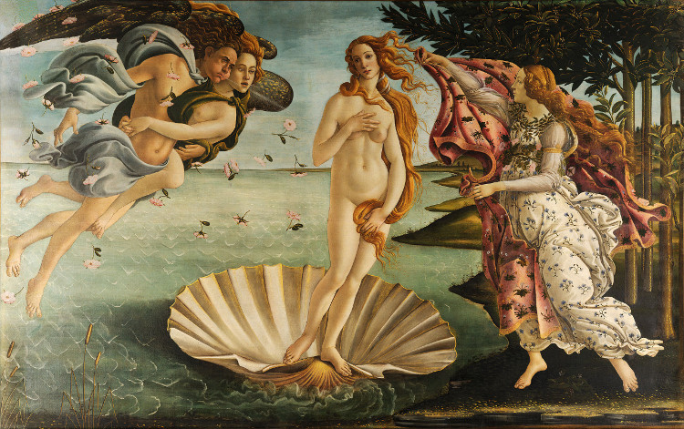 Picture 1 of Mysterious deciphers 'Lungs' in the painting of the artist Sandro Botticelli