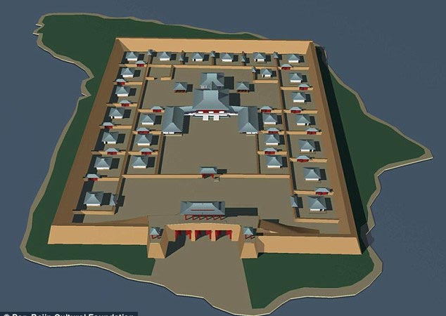 Picture 3 of Mysterious island of ancient fortress in Siberia