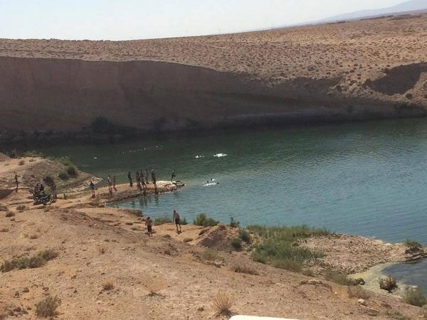 Picture 1 of Mysterious lake in the desert