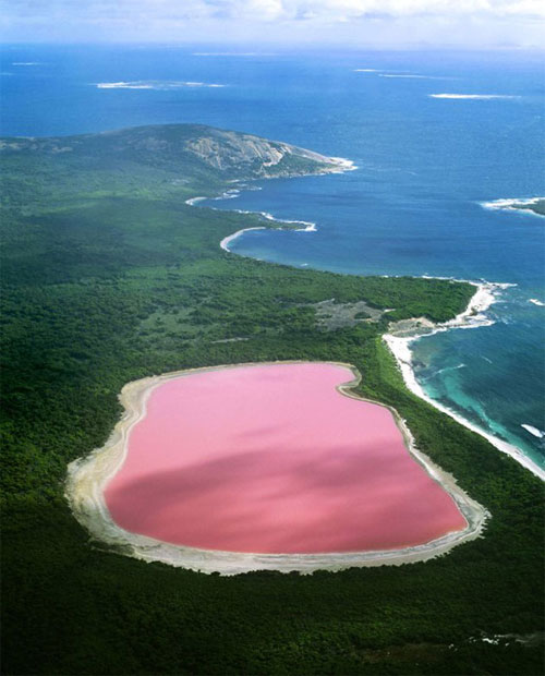 Picture 2 of Mysterious rose lake in Australia