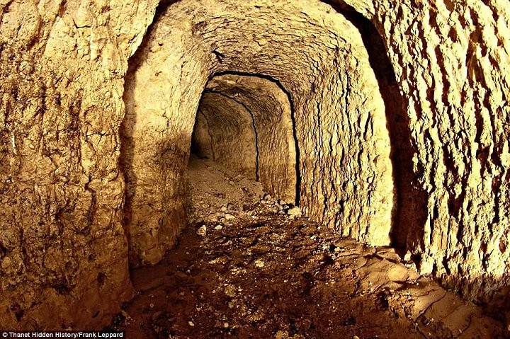 Mysterious tunnel system from World War I under the British supermarket